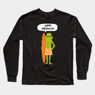 Happy Halloween from Mr. Merfolk Long Sleeve T-Shirt